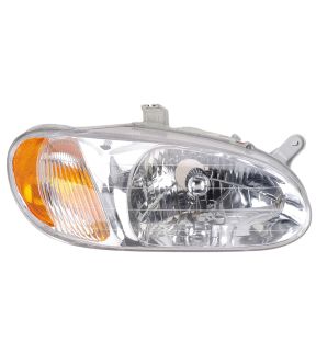 Right Passenger Side Headlight For 98-01 Kia Sephia
