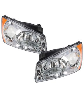 Headlight Set For 04-06 Kia Spectra