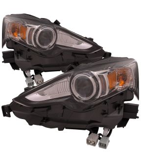 Headlight Set For 16 Lexus IS200t, 14-15 Lexus IS250, 16 Lexus IS300, 14-16 Lexus IS350