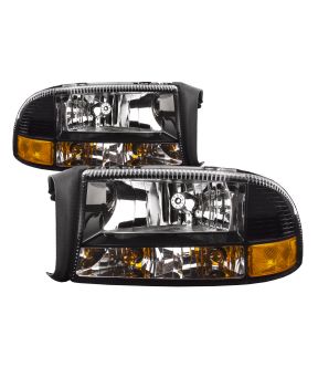 Headlight Set For 97-04 Dodge Dakota, 98-03 Dodge Durango