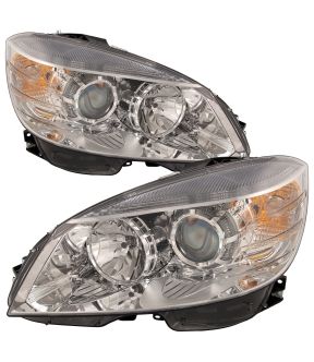 Headlight Set For 2008-2011 Mercedes-Benz