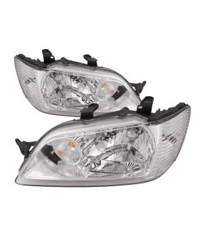 Headlight Set For 02-03 Mitsubishi Lancer