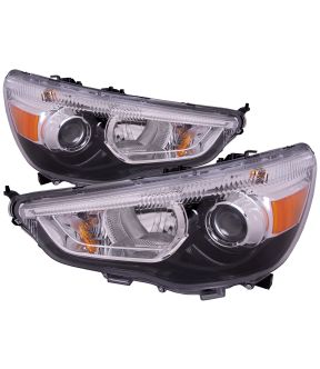 Headlight Set For 11-19 Mitsubishi Outlander Sport