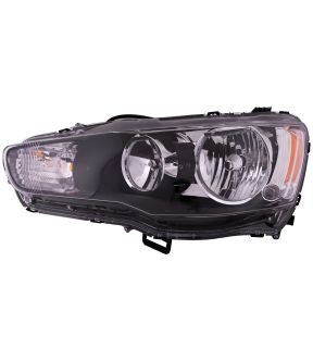 Left Driver Side Headlight For 09-17 Mitsubishi Lancer
