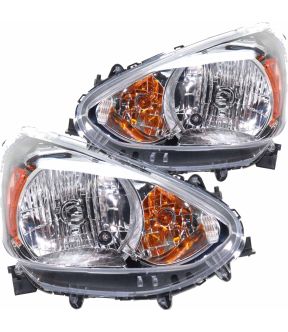 Headlight Set For 14-20 Mitsubishi Mirage