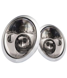Headlight Set For 02-04 Mini Cooper