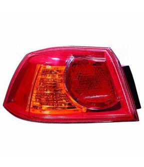 Left Driver Side Tail Light For 08-13 Mitsubishi Lancer