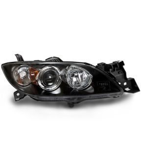 Right Passenger Side Headlight For 04-09 Mazda 3