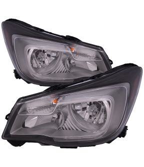 Headlight Set For 17-18 Subaru Forester; CAPA Certified