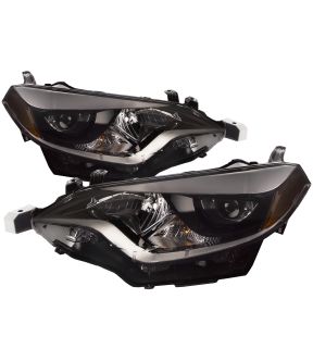 Headlight Set For 14-16 Toyota Corolla
