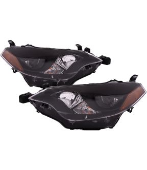 Headlight Set For 14-16 Toyota Corolla