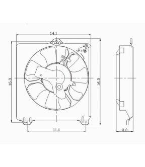 A/C Component For 96-00 Toyota RAV4