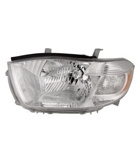 Left Driver Side Headlight For 08-10 Toyota Highlander