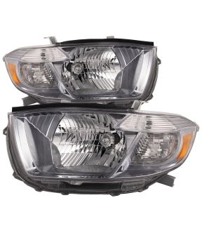 Headlight Set For 08-10 Toyota Highlander