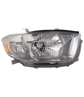 Right Passenger Side Headlight For 08-10 Toyota Highlander