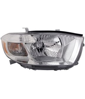 Right Passenger Side Headlight For 10 Toyota Highlander