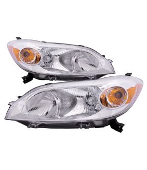 Headlight Set For 09-14 Toyota Matrix