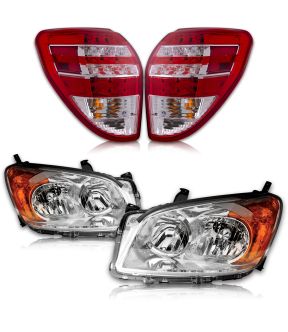 Headlight Set For 09-12 Toyota RAV4