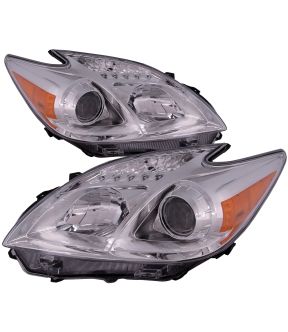 Headlight Set For 12-15 Toyota Prius