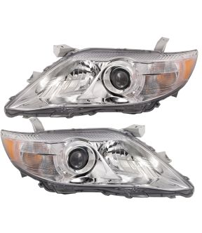 Headlight Set For 10-11 Toyota Camry; CAPA Certified