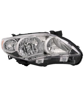 Right Passenger Side Headlight For 11-13 Toyota Corolla