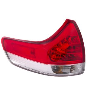 Left Driver Side Tail Light For 11-14 Toyota Sienna