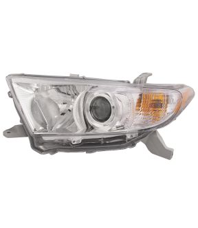 Left Driver Side Headlight For 11-13 Toyota Highlander
