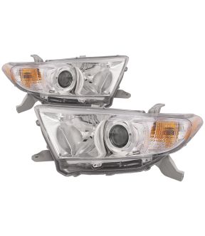 Headlight Set For 11-13 Toyota Highlander