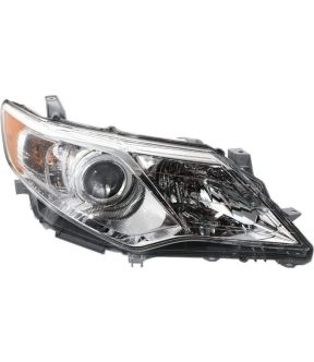 Right Passenger Side Headlight For 12-14 Toyota Camry; CAPA Certified