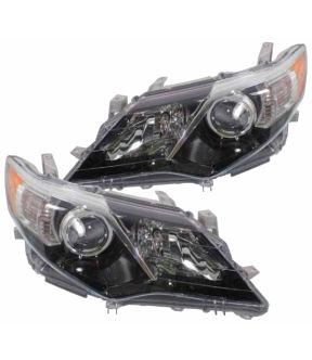 Headlight Set For 12-14 Toyota Camry; CAPA Certified
