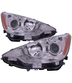 Headlight Set For 12-14 Toyota Prius C