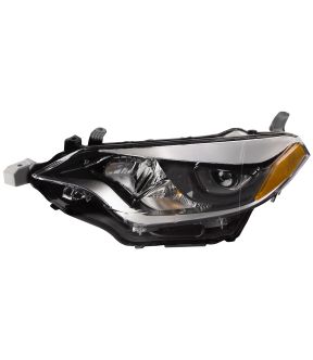 Left Driver Side Headlight For 14-16 Toyota Corolla; CAPA Certified