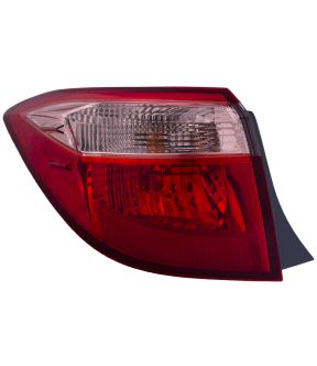 Left Driver Side Tail Light For 17-19 Toyota Corolla; CAPA Certified