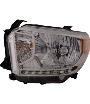 Left Driver Side Headlight For 14-17 Toyota Tundra; CAPA Certified
