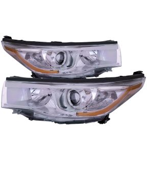 Headlight Set For 14-16 Toyota Highlander