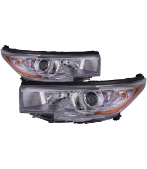 Headlight Set For 14-16 Toyota Highlander