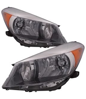 Headlight Set For 12-14 Toyota Yaris