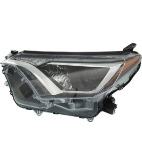 Left Driver Side Headlight For 16-18 Toyota RAV4