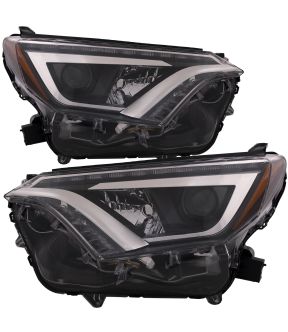 Headlight Set For 16-18 Toyota RAV4; CAPA Certified
