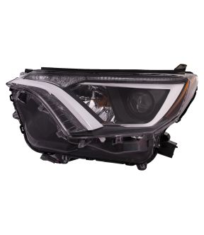 Left Driver Side Headlight For 16-18 Toyota RAV4