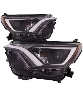Headlight Set For 16-18 Toyota RAV4; CAPA Certified