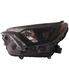 Left Driver Side Headlight For 16-18 Toyota RAV4; CAPA Certified