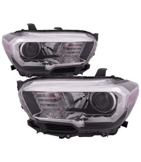 Headlight Set For 16-17 Toyota Tacoma