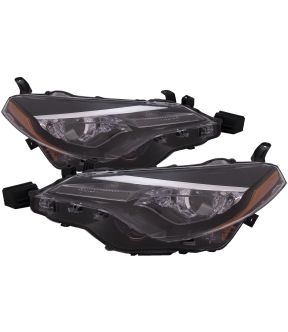 Headlight Set For 17-19 Toyota Corolla