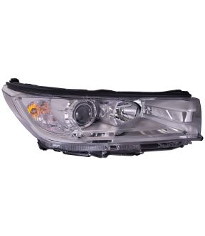 Right Passenger Side Headlight For 17-19 Toyota Highlander; CAPA Certified