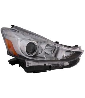 Right Passenger Side Headlight For 15-18 Toyota Prius V