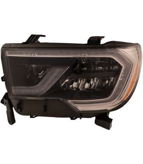 Left Driver Side Headlight For 18-22 Toyota Sequoia
