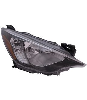 Right Passenger Side Headlight For 16 Scion iA, 16-20 Toyota Yaris