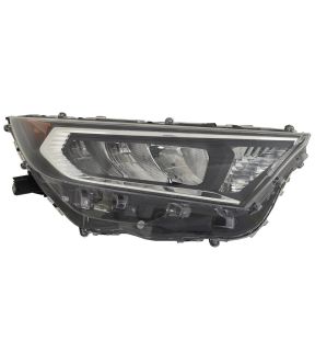 Right Passenger Side Headlight For 19-21 Toyota RAV4
