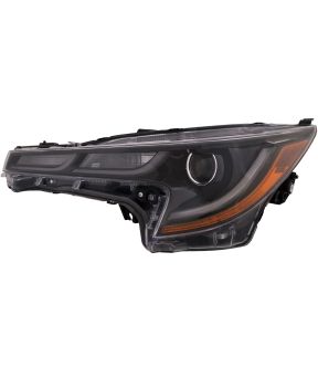 Left Driver Side Headlight For 20-22 Toyota Corolla